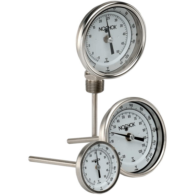 Noshok Dial Indicating Thermometer, 100 Series